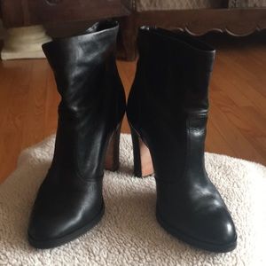 Elie Tahari Black Booties